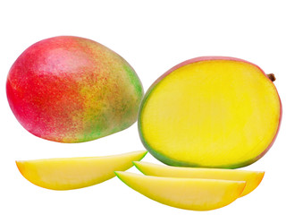 Mango isolated on white background