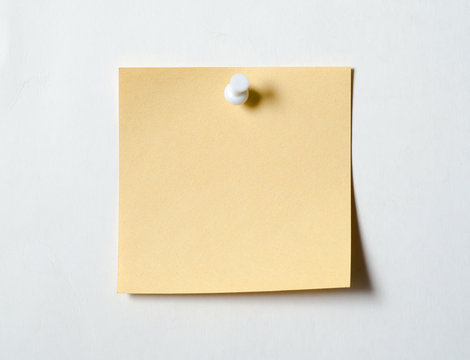 Blank Note Paper With Pin