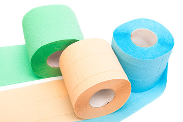 Roll of a toilet paper