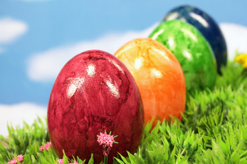 bunte Ostereier