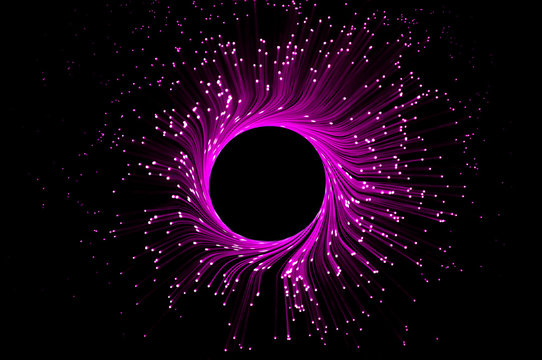 Pink telecommunications eclipse