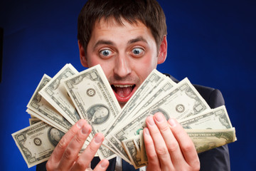 Man with money