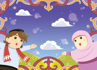 muslim greeting card