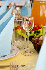 goblet on the table