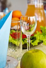 goblet on the table