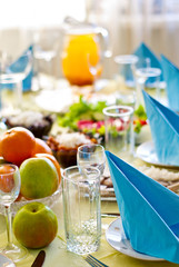 food on the table