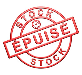 Stock Epuisé