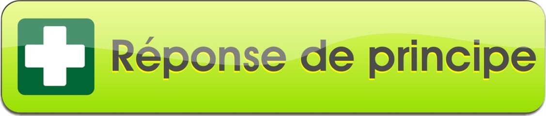 bouton réponse de principe