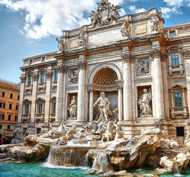 Baroque Trevi Fountain