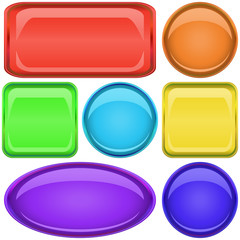 Icons buttons, set