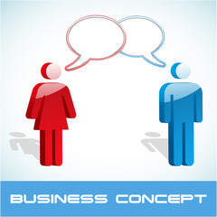 Business concept. Vector illustration.