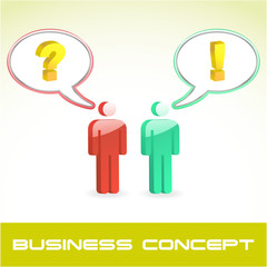 Business concept. Vector illustration.