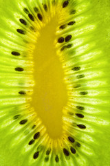 Ripe kiwi slice