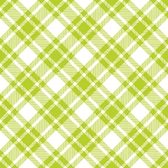 Seamless Pattern Green Check Diagonal © Jan Engel