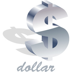 Dollar. Vector illustration.