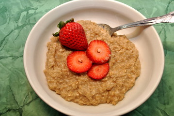 Oatmeal and Strawberries