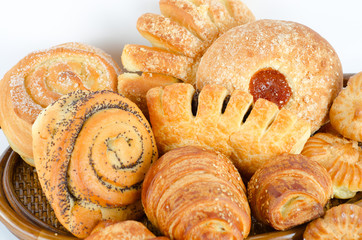 Bakery foodstuffs set