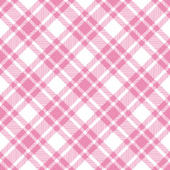 Seamless Pattern Pink Check Diagonal