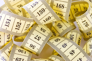 Yellow measuring tape