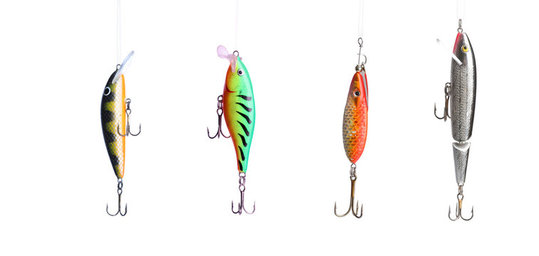 Five fishing lures