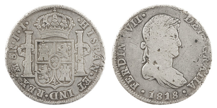 Spanish old coin