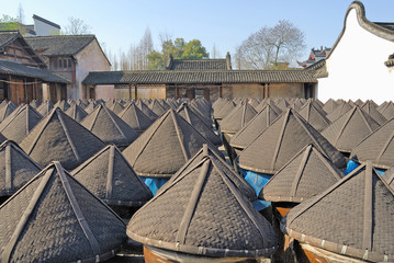 Jangsu, the Xizha old village drying fish