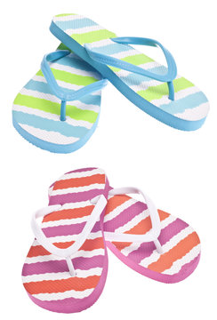 Pair of Colorful Flip Flop Sandals