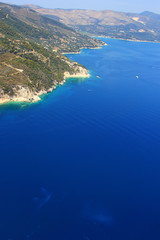 Aerial view on Zakynthos Greece