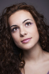 Fototapeta premium Attractive young fashion model