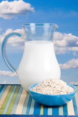 Milk  and  oatmeal