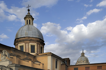 Fototapeta premium Roma - Cupole Piazza del Popolo