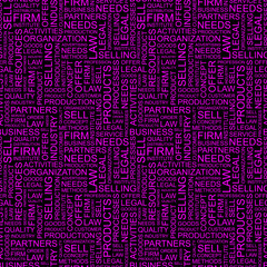 MARKETING. Seamless vector background. Wordcloud illustration.