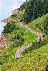 Fototapeta premium Kaunertal Gletscherstrasse - Kauner valley glacier road 09