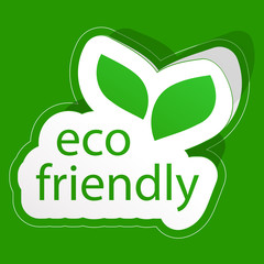 Eco sticker.