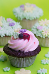 Frühlings Cupcake