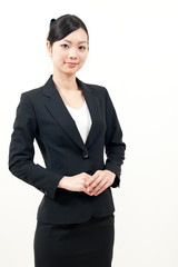 a portrait of beautiful businesswoman