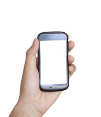 Mobile phone With hand