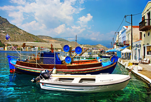 pictorial traditional greek islands