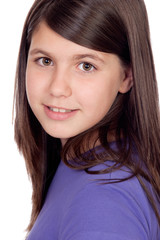 Fototapeta premium Adorable preteen girl