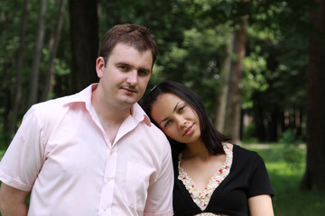 Fototapeta premium nice couple