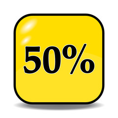 50 PERCENT ICON