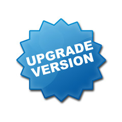 Estrella brillante texto UPGRADE VERSION