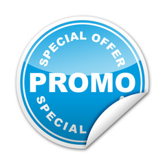Pegatina PROMO SPECIAL OFFER con reborde