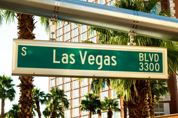 Street sign of Las vegas Boulevard © Elnur