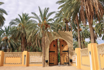 Gate of an oasi in Tozeur