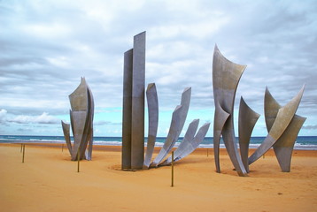 Sculpture d'Omaha-beach