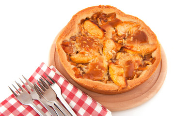 Fresh apple pie