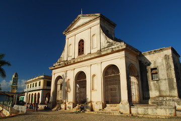 Fototapeta na wymiar Kościół Świętej Trójcy, Trinidad, Kuba