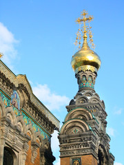 Fototapeta na wymiar Russische Orthodoxe Kirche der Hl. Maria Magdalena.