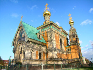 Fototapeta premium Russische Orthodoxe Kirche der Hl. Maria Magdalena.